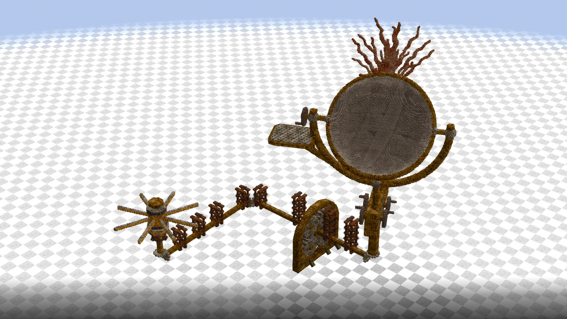 This is what the lens rotation mechanism looks like without any unnecessary elements