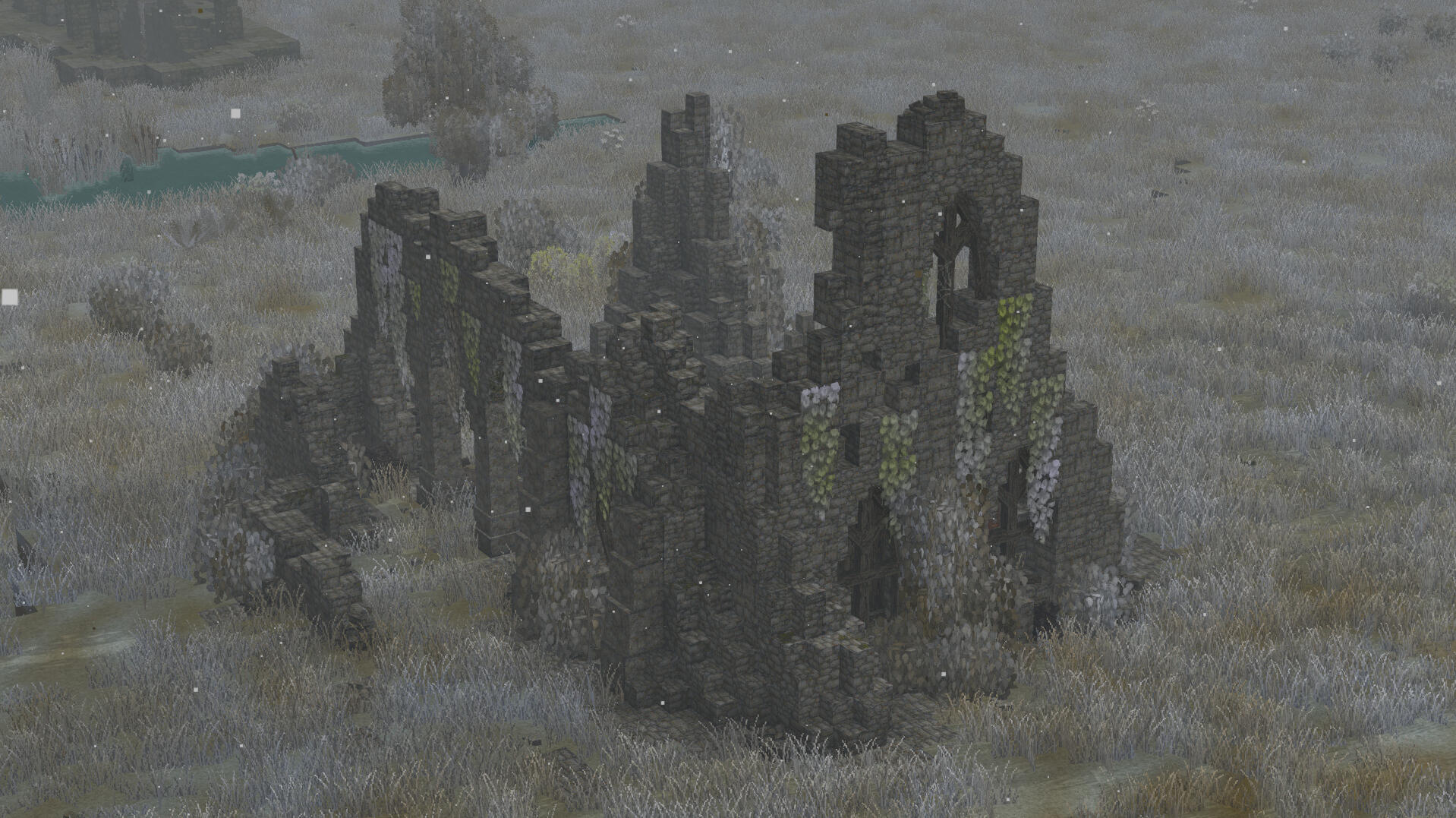 The ruin in which the map leading to the experiment structure will lie